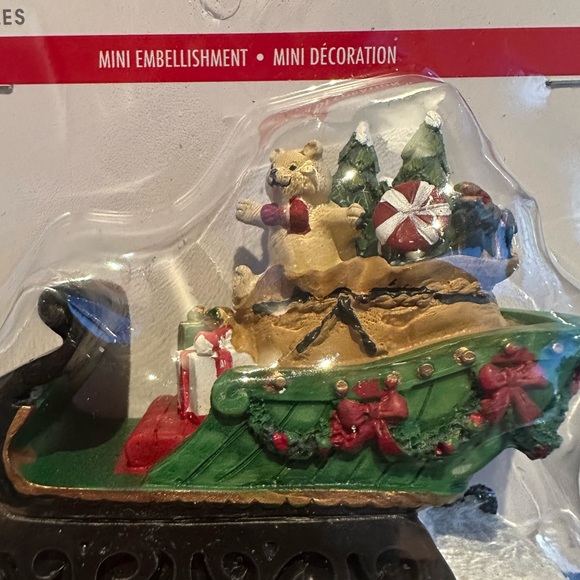 Ashland Tiny Treasures Santa Sleigh Full of Gifts Christmas Figurine - Picture 3 of 3